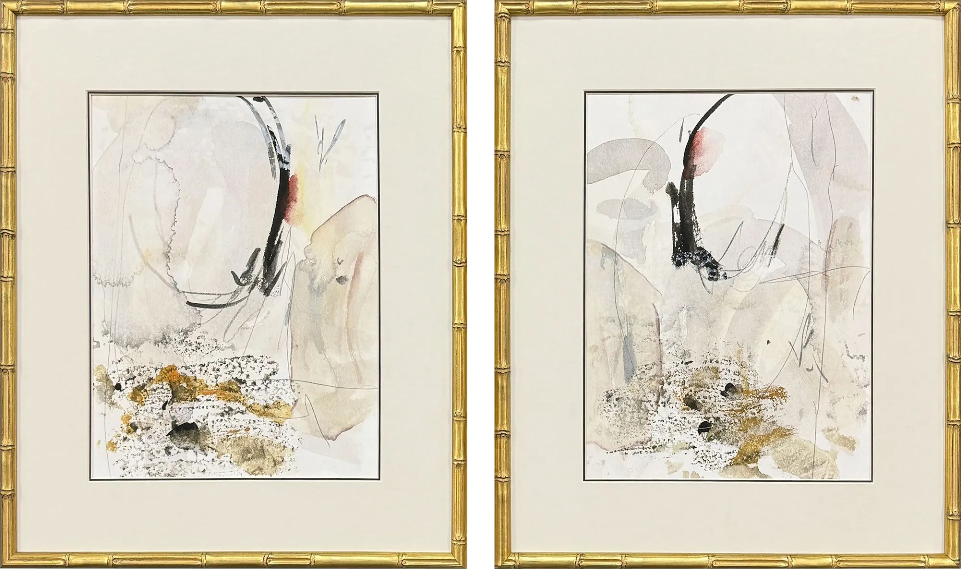 The Sands Gray Artwork, Set of 2 - Image 1