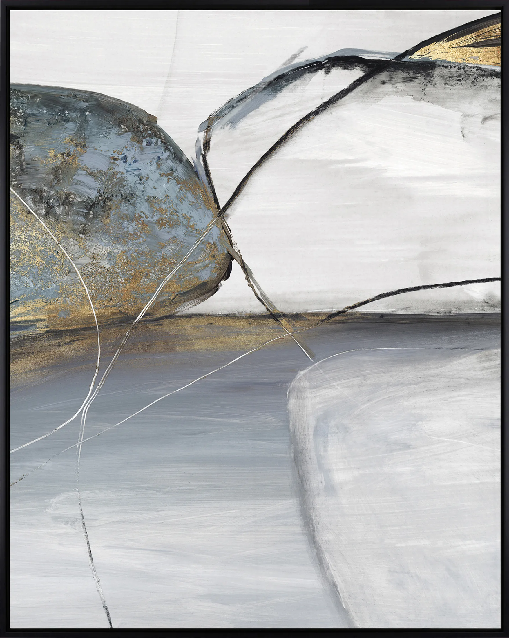 The Stones Blue Artwork - Image 1