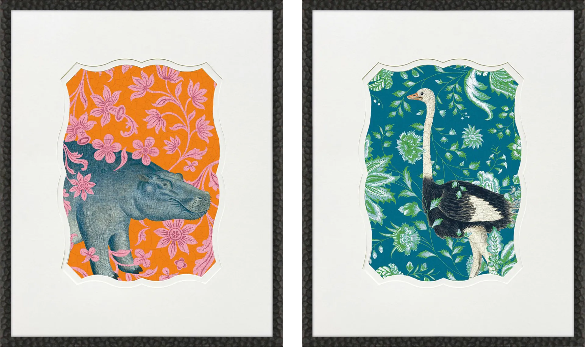 Wild Wonderland III Multi Artwork, Set of 2 - Image 1