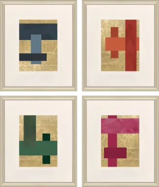 Alin Multi Artwork, Set of 4