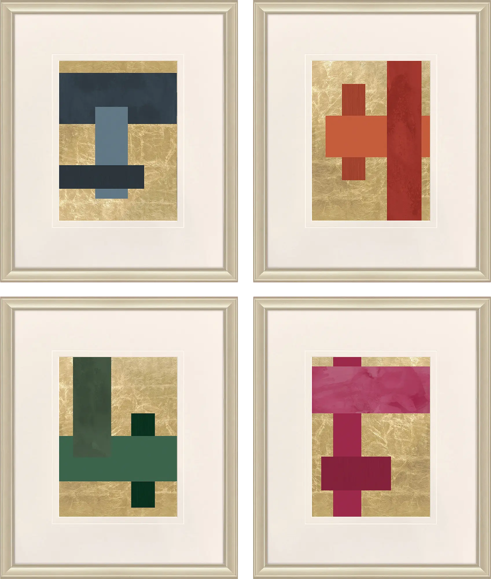 Alin Multi Artwork, Set of 4