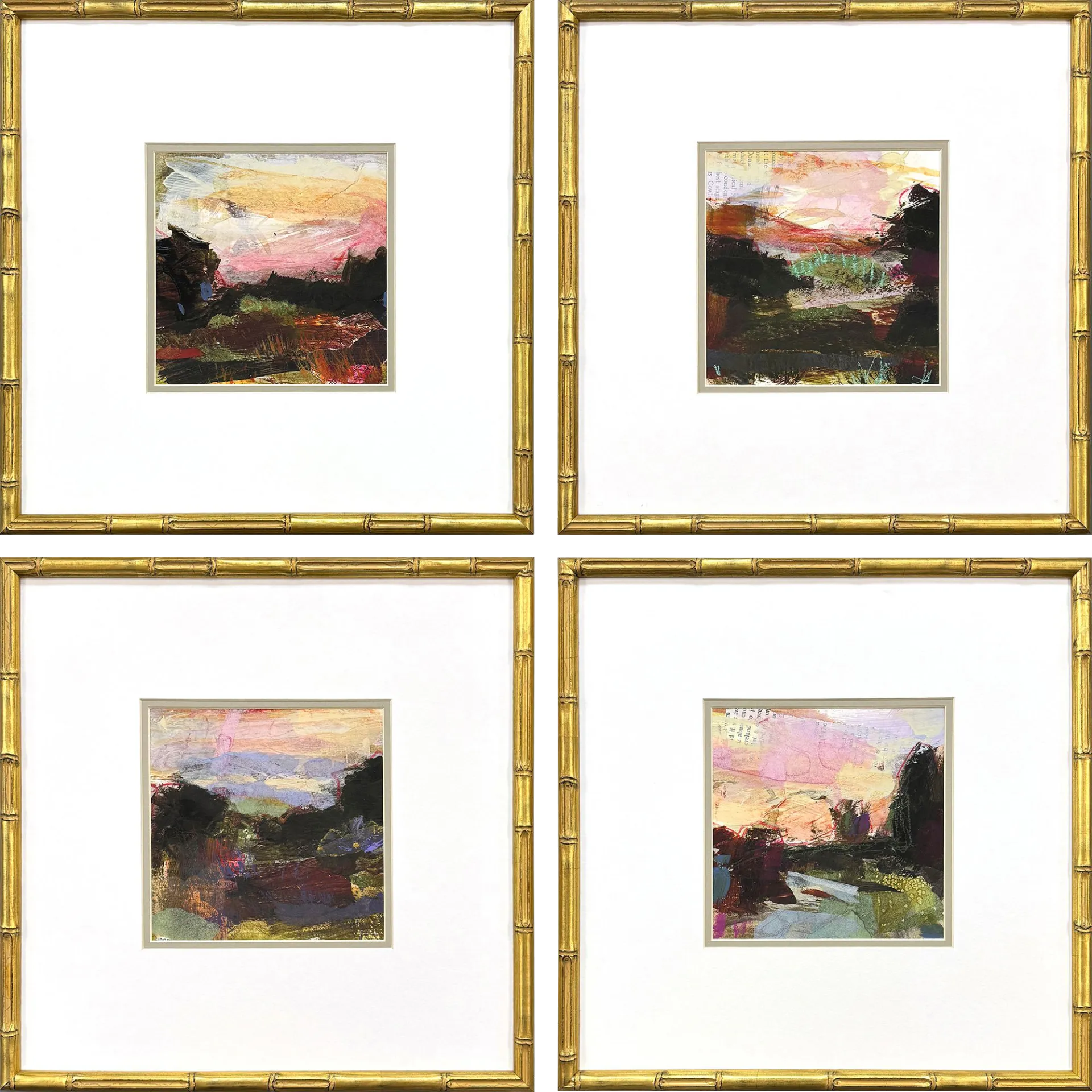 Briyan Green Artwork, Set of 4 - Image 1