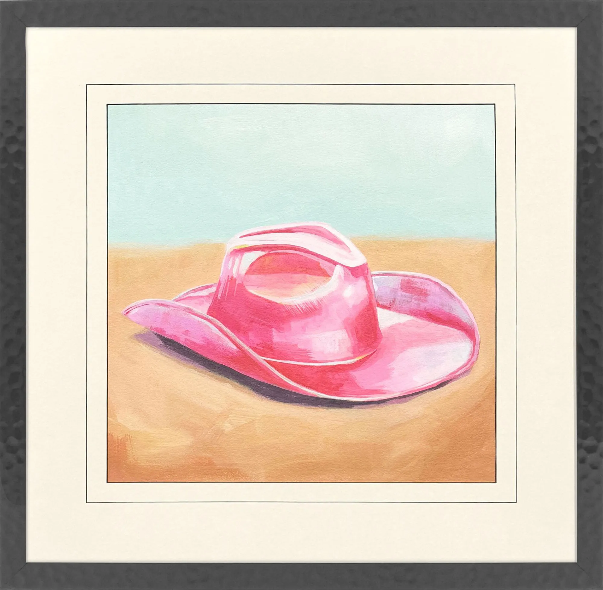 Cowboy Hat Pink Artwork - Thumbnail - Image 1