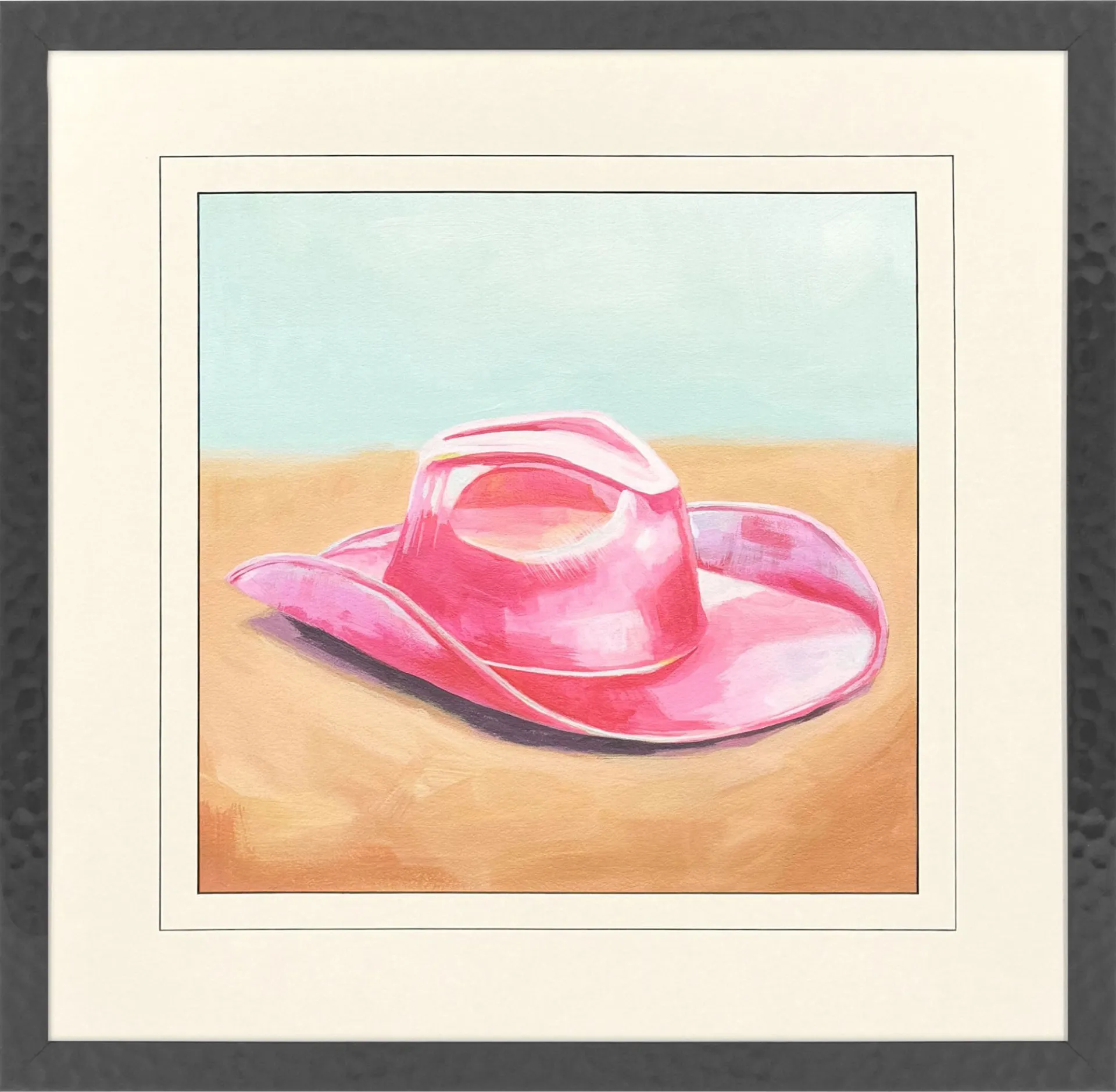 Cowboy Hat Pink Artwork - Image 1