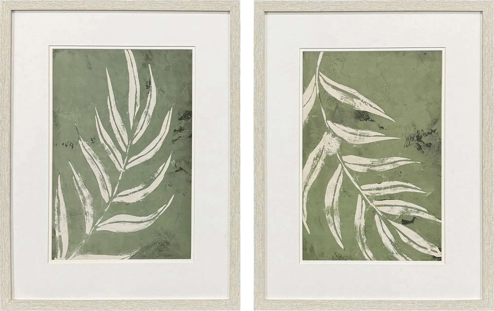 Tiyana Green Artwork, Set of 2 - Image 1