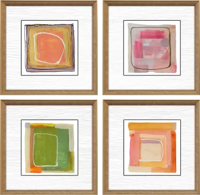 Aisaak Multi Artwork, Set of 4