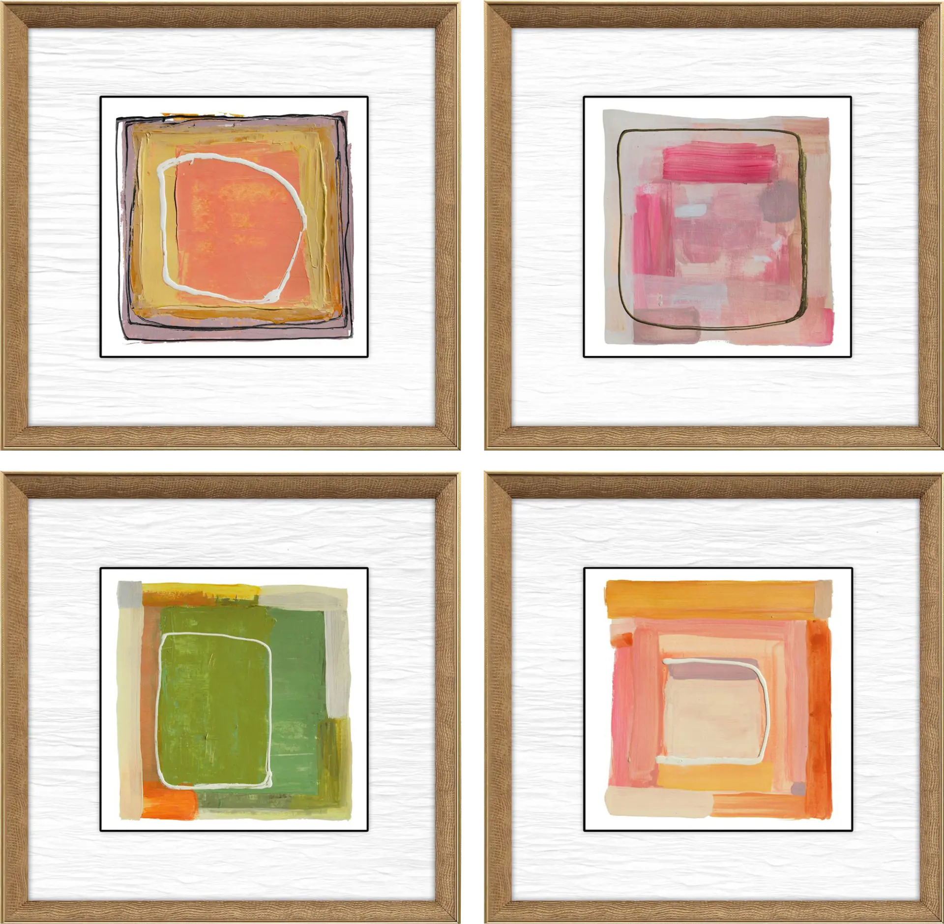 Aisaak Multi Artwork, Set of 4