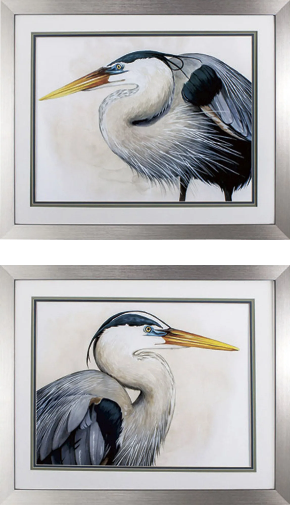 Hunter Blue Artwork, Set of 2 - Thumbnail - Image 1