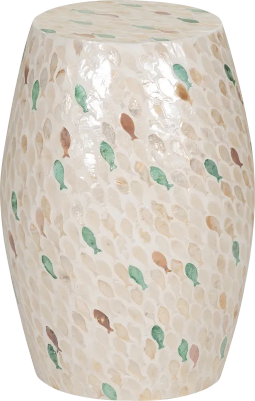 Poijour Ivory Accent Table
