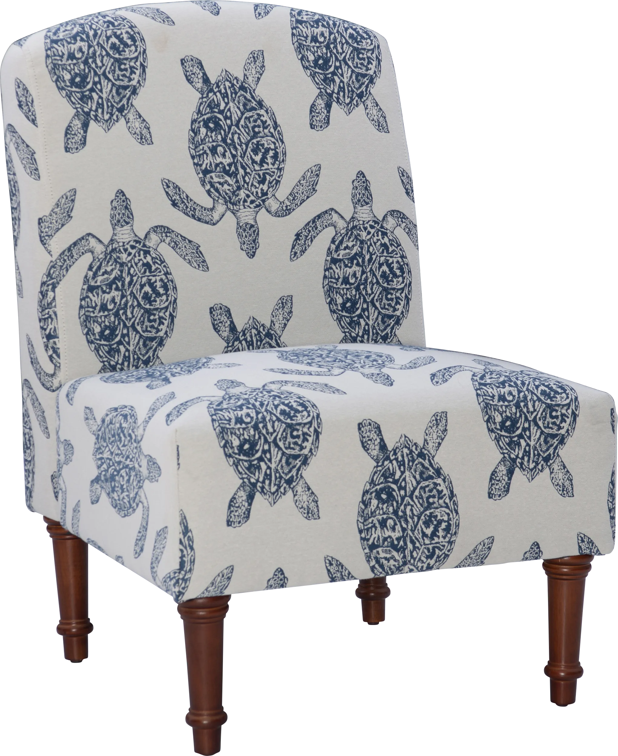 Eastchill Navy Accent Chair - Thumbnail - Image 1