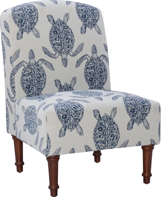 Eastchill Navy Accent Chair