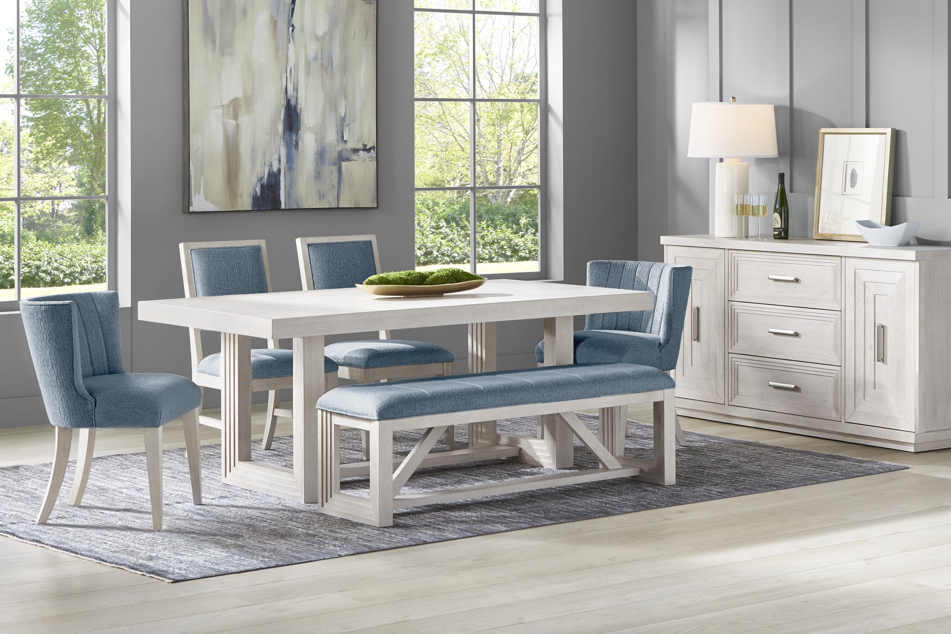 Royal Park Ivory 6 Pc Dining Room - Image 1