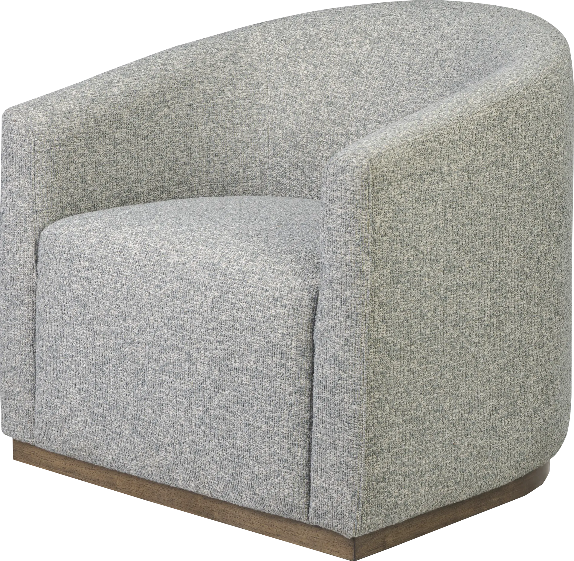 Claudette Blue Swivel Chair