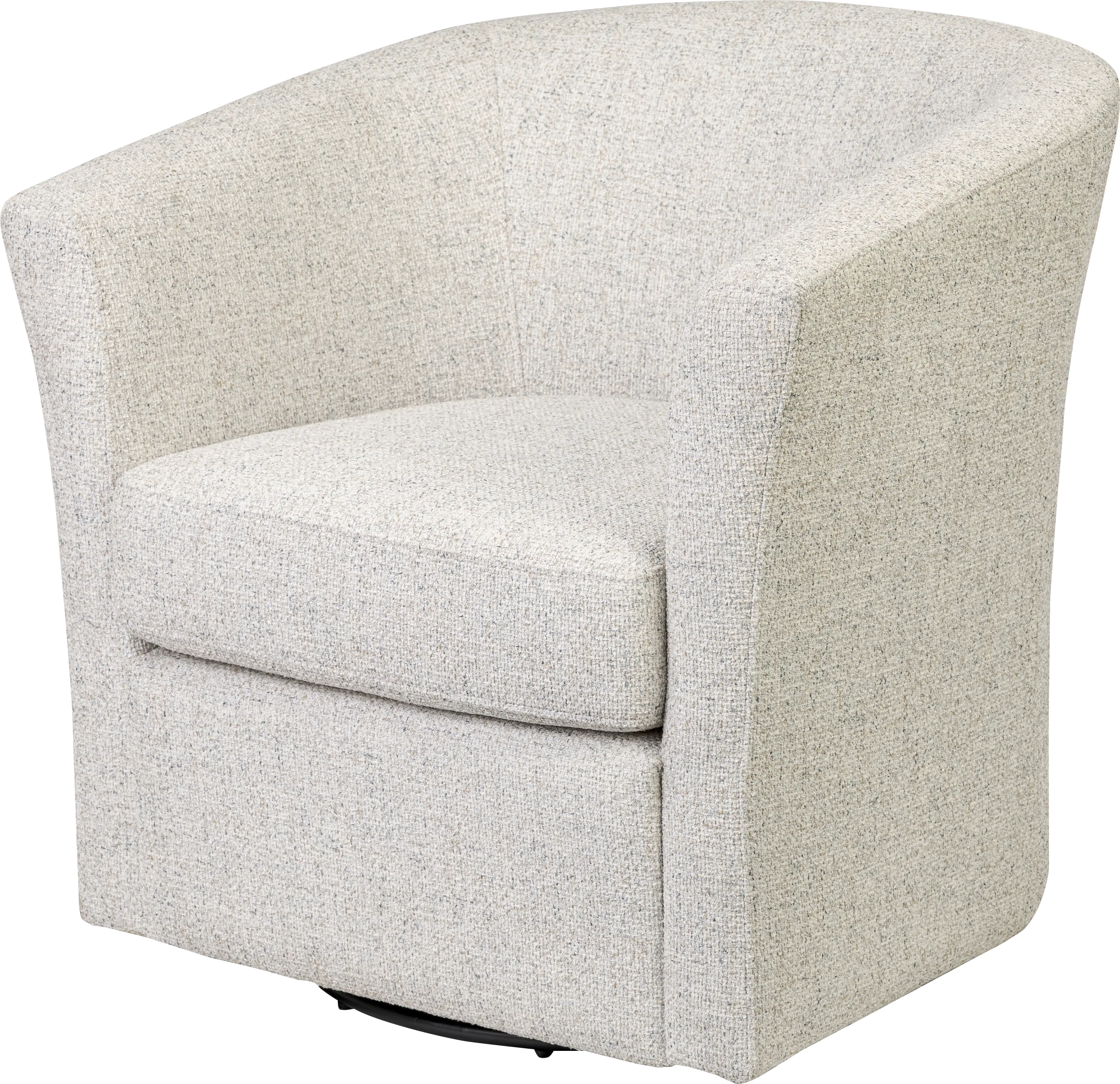 Odessa Ivory Swivel Chair - Thumbnail - Image 1