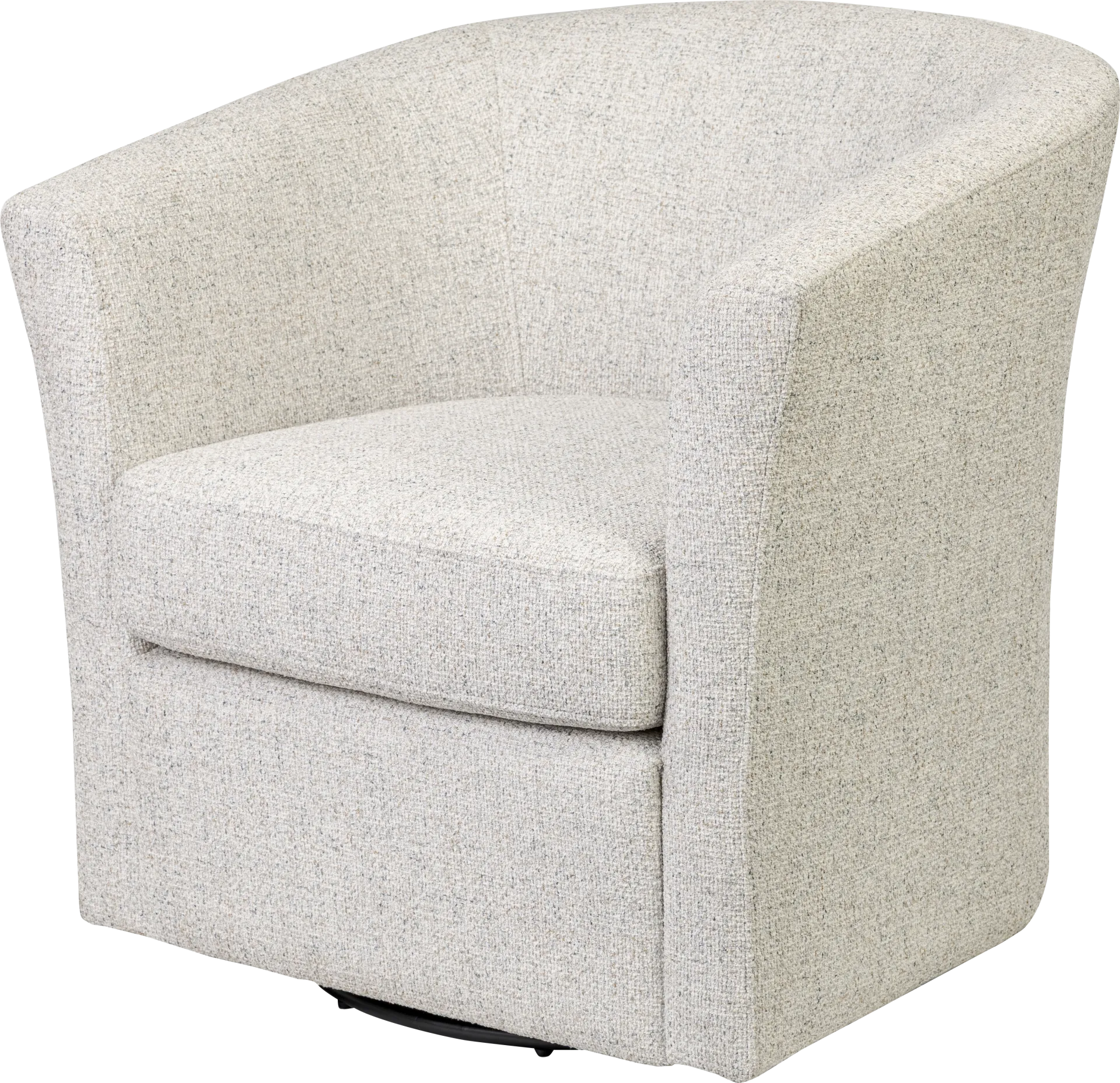 Odessa Ivory Swivel Chair - Image 1