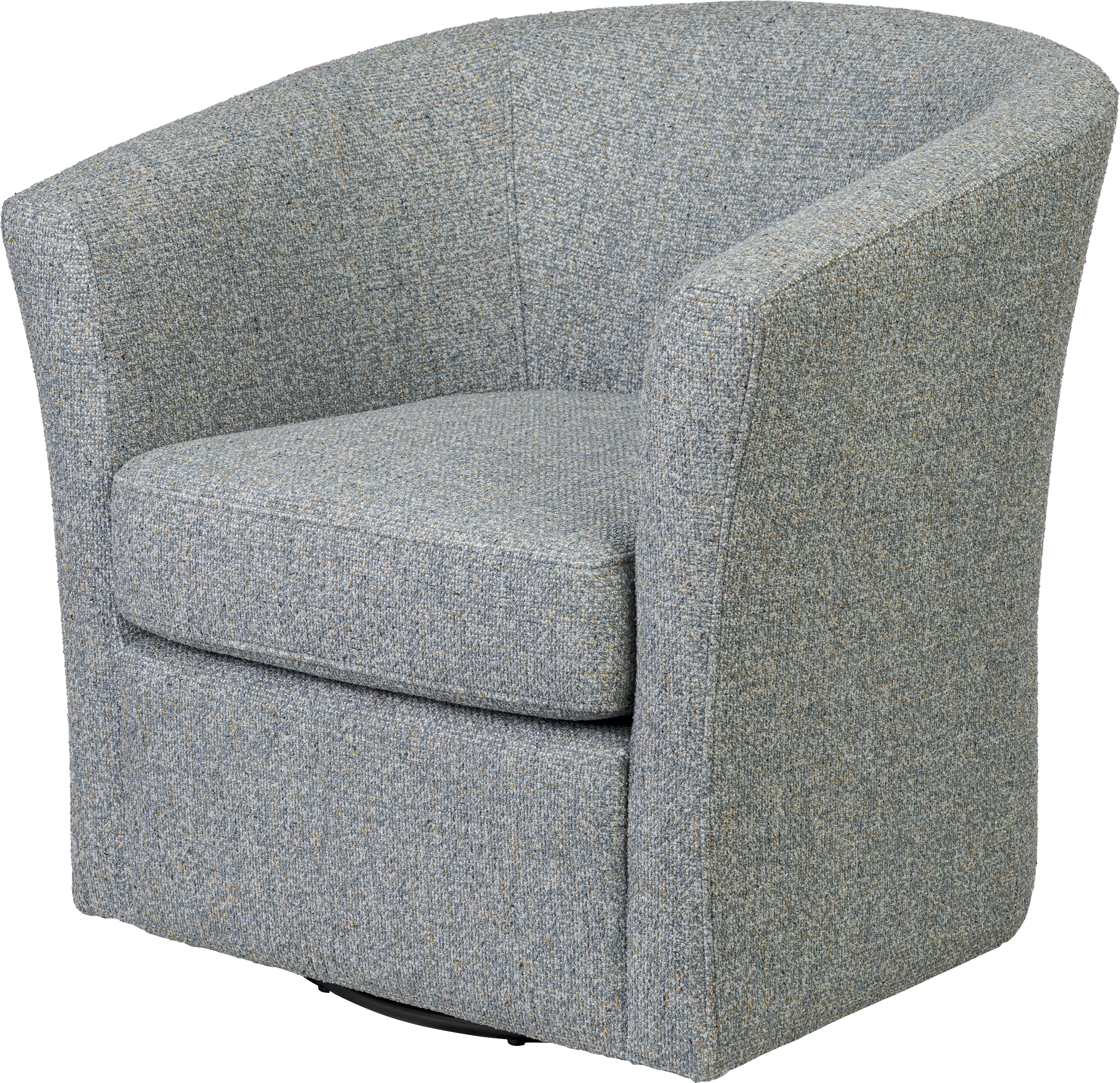 Odessa Blue Swivel Chair - Thumbnail - Image 1