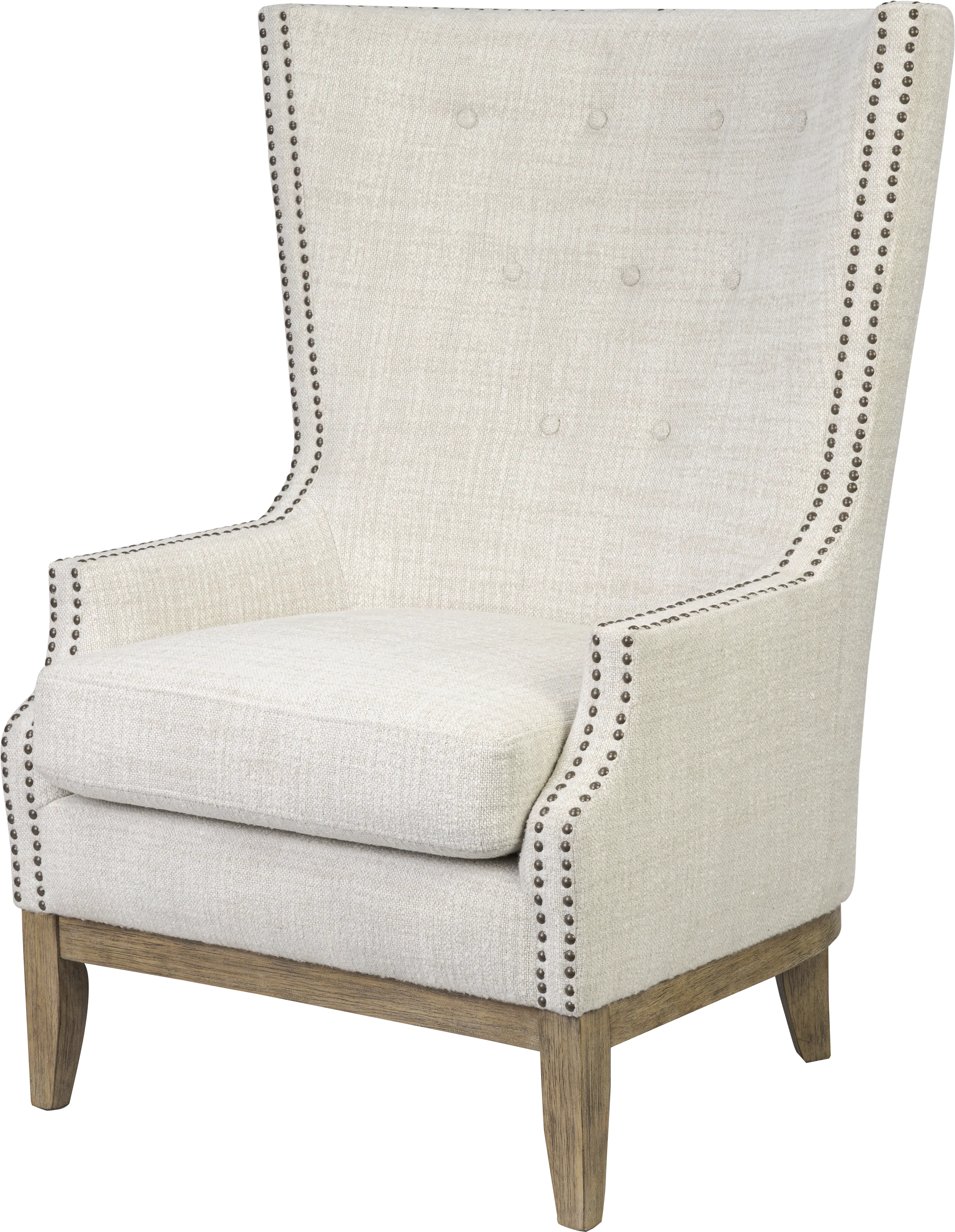 Walford White Accent Chair - Thumbnail - Image 1