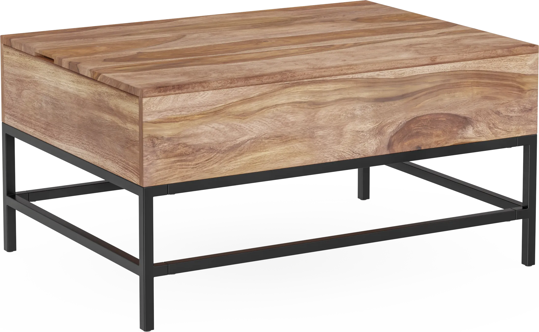 Stenlay Brown Lift-Top Cocktail Table - Thumbnail - Image 1