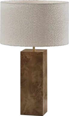 Seward Shade Brown Lamp