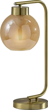 Clarion Hollow Brass Lamp