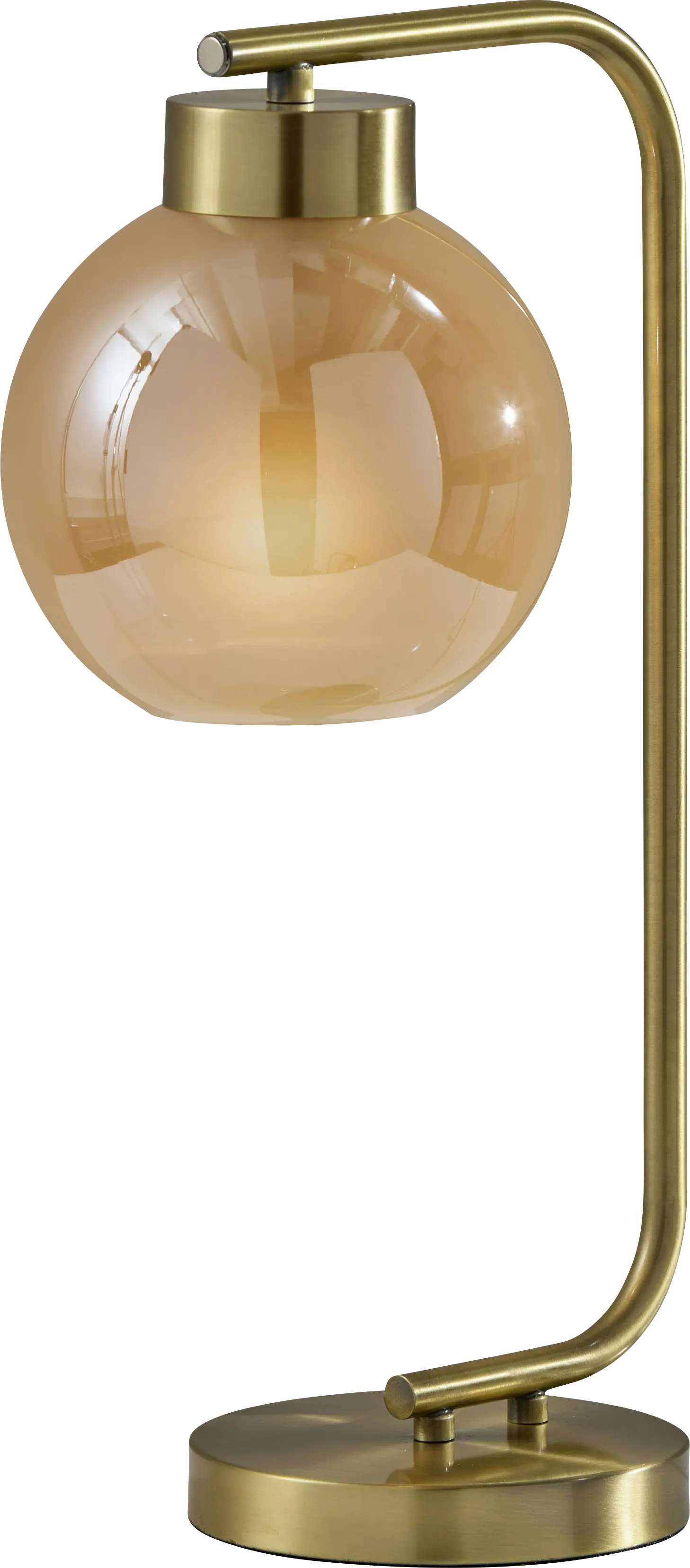 Clarion Hollow Brass Lamp
