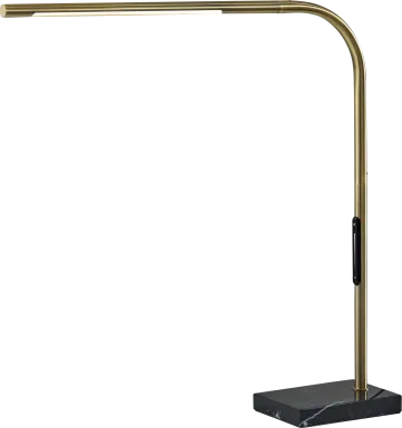 Linzee Club Brass Lamp