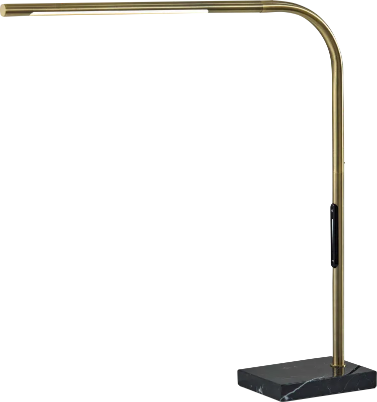 Linzee Club Brass Lamp