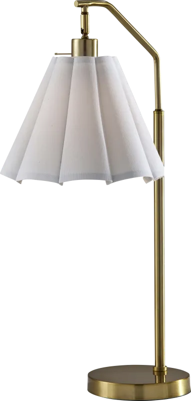 Hillview Lake Brass Lamp