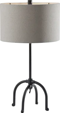 Dumfries Drive Black Lamp