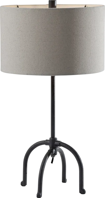 Dumfries Drive Black Lamp