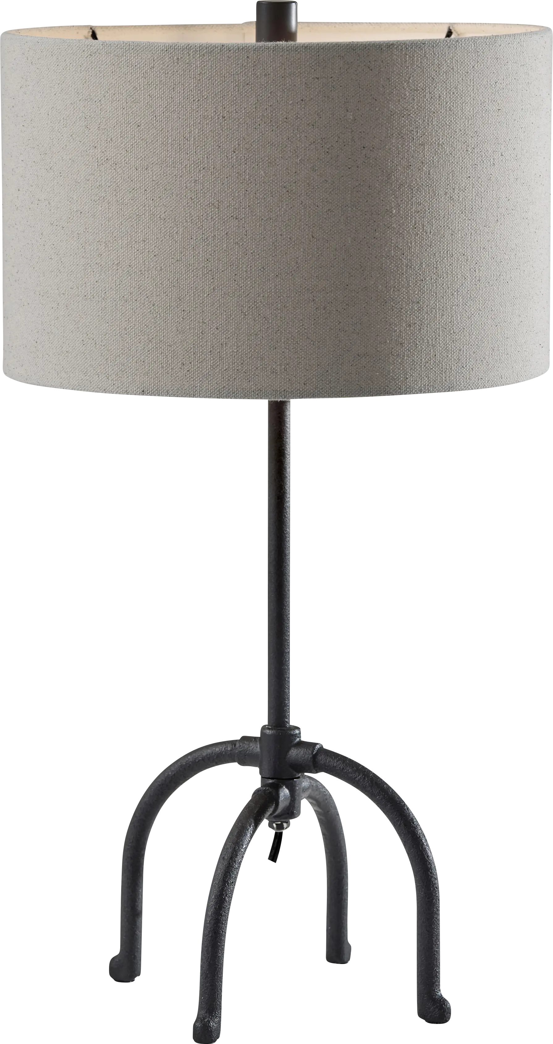 Dumfries Drive Black Lamp