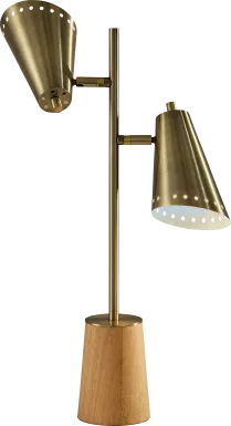 Yosomite Street Brass Lamp