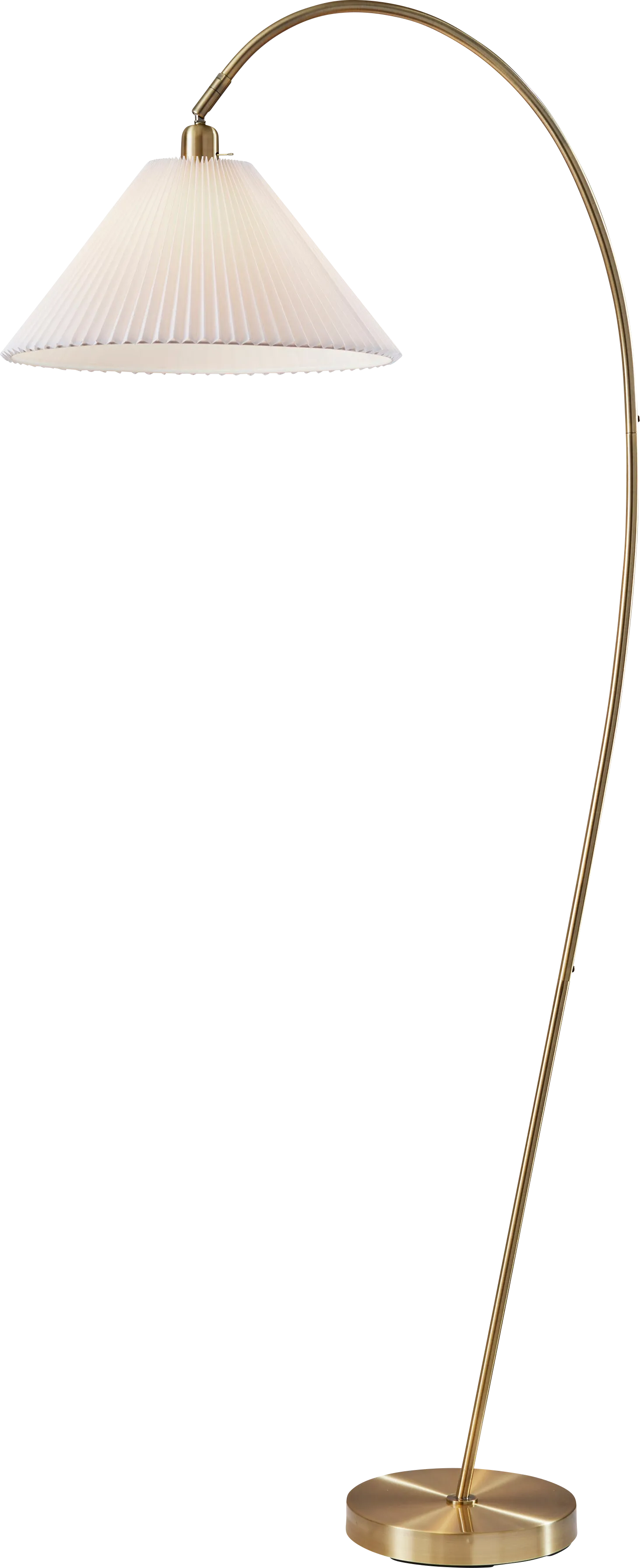 Mcclellan Vista Brass Floor Lamp - Image 1
