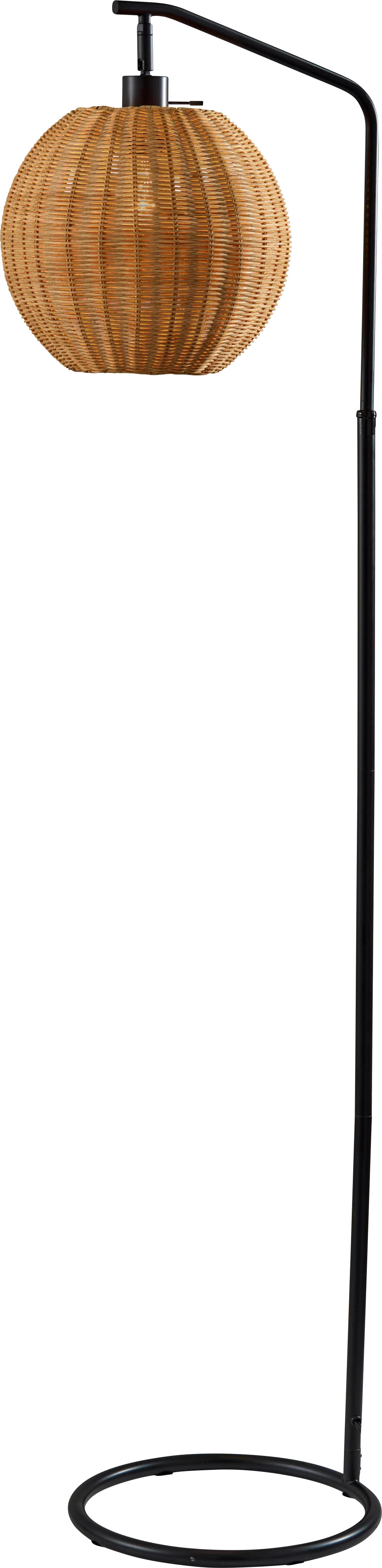 Hindle Valley Black Floor Lamp - Image 1