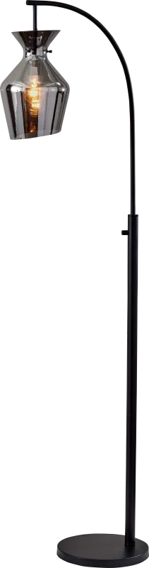 Ivor Creek Black Floor Lamp