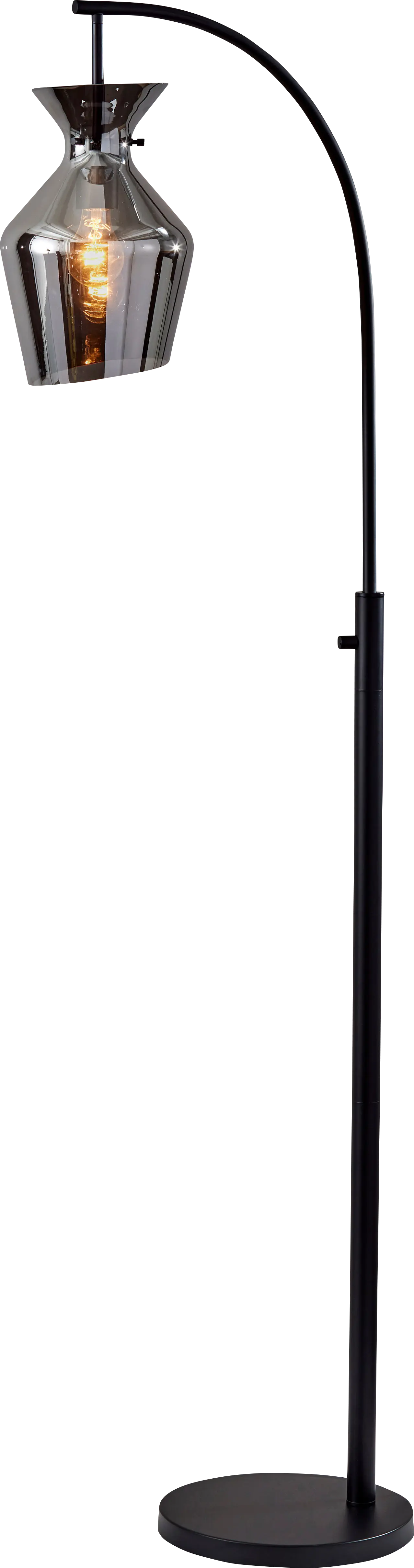 Ivor Creek Black Floor Lamp