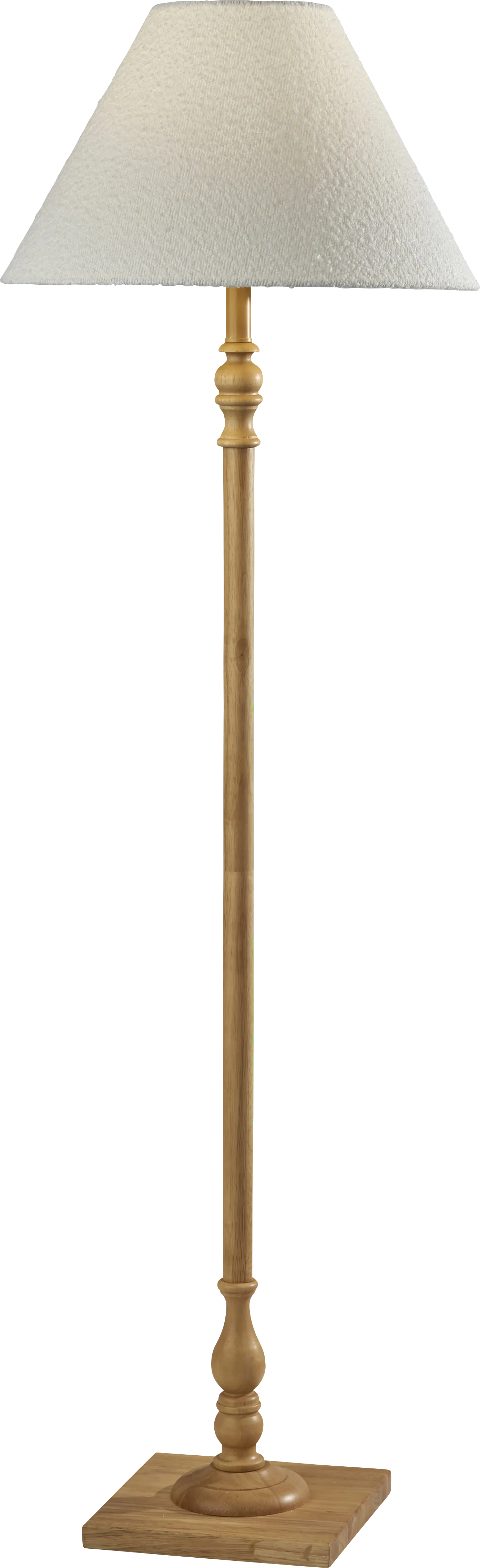 Wilshire Oaks Natural Floor Lamp - Image 1