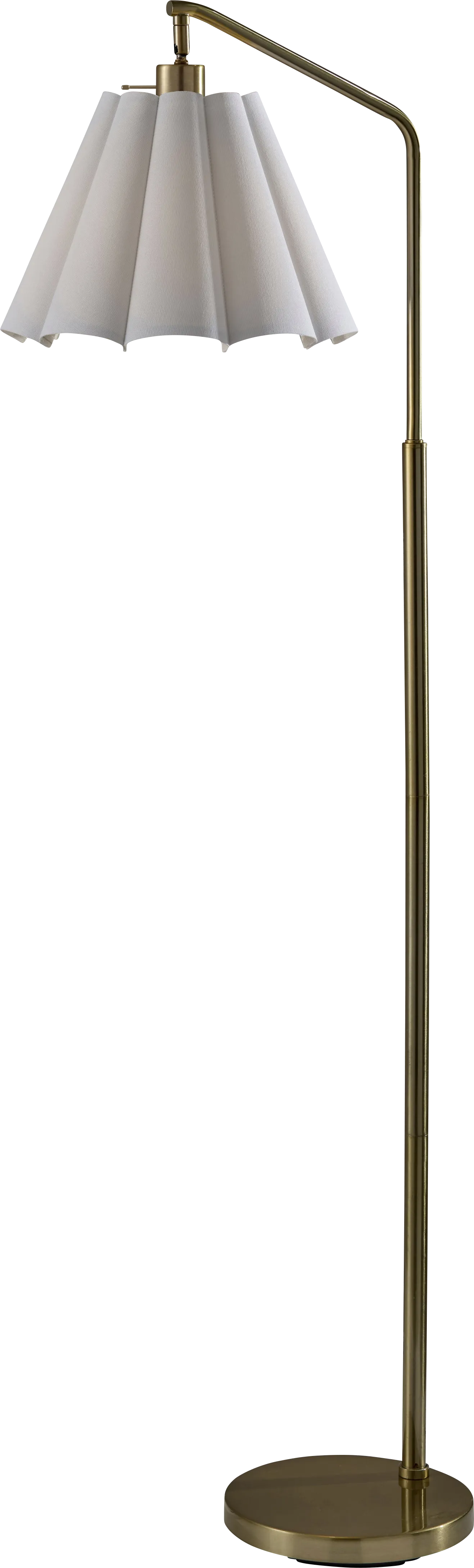 Hillview Lake Brass Floor Lamp - Thumbnail - Image 1