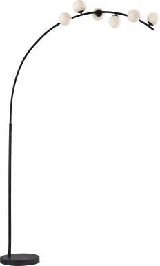 Arden Sea Black Arc Floor Lamp