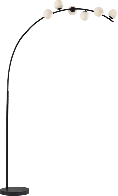 Arden Sea Black Arc Floor Lamp