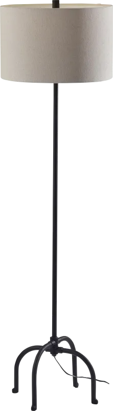 Dumfries Drive Black Floor Lamp