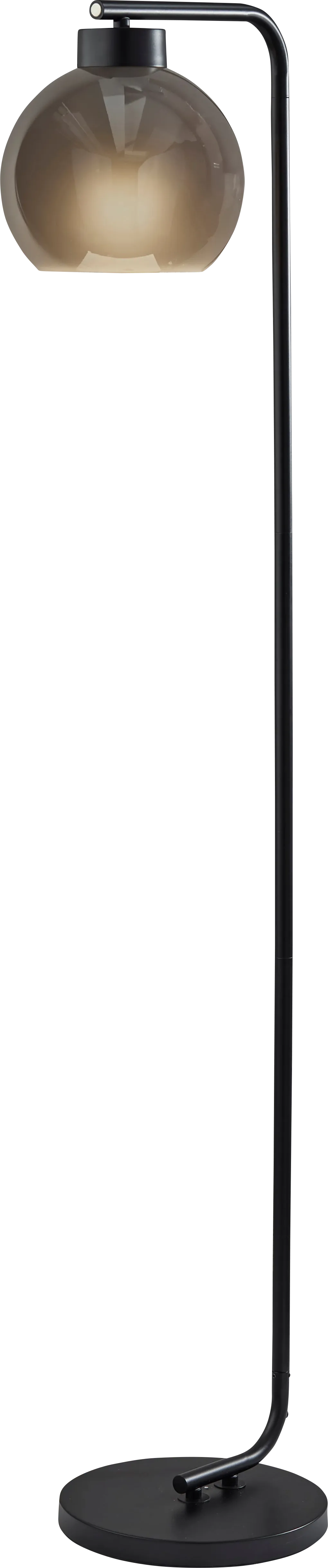 Clarion Hollow Black Floor Lamp - Image 1