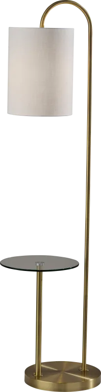 Anthon Hollow Brass Floor Lamp