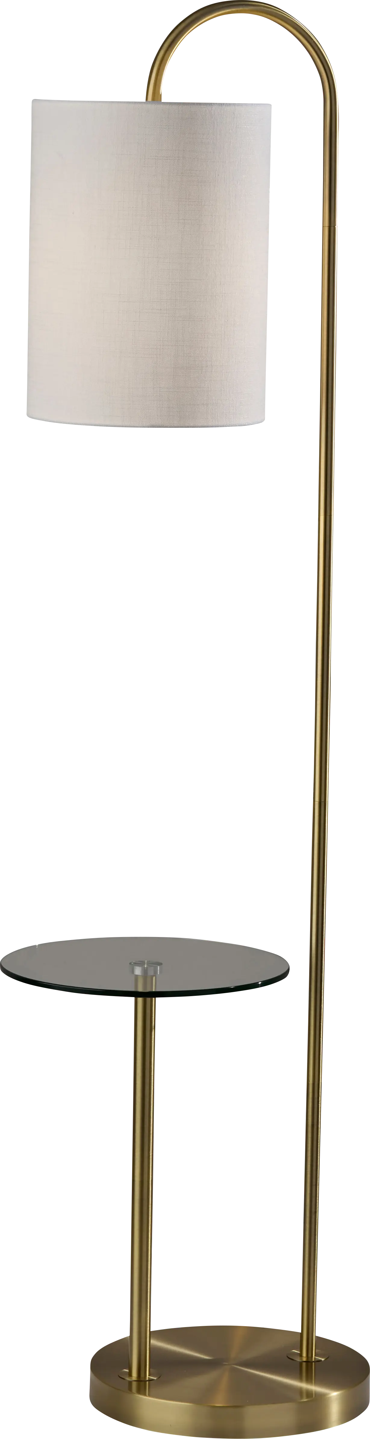 Anthon Hollow Brass Floor Lamp