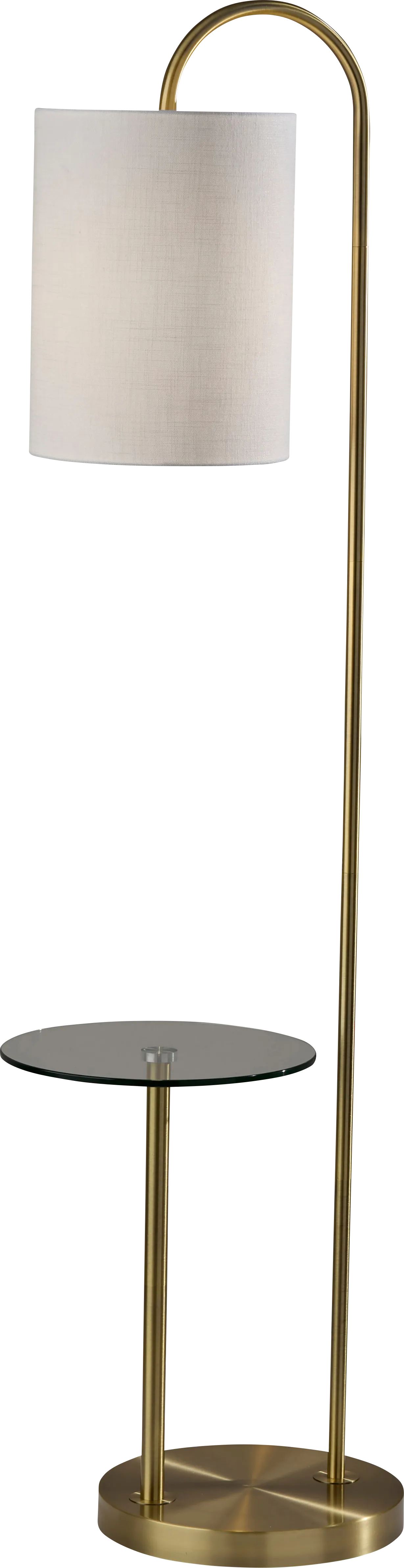Anthon Hollow Brass Floor Lamp - Image 1