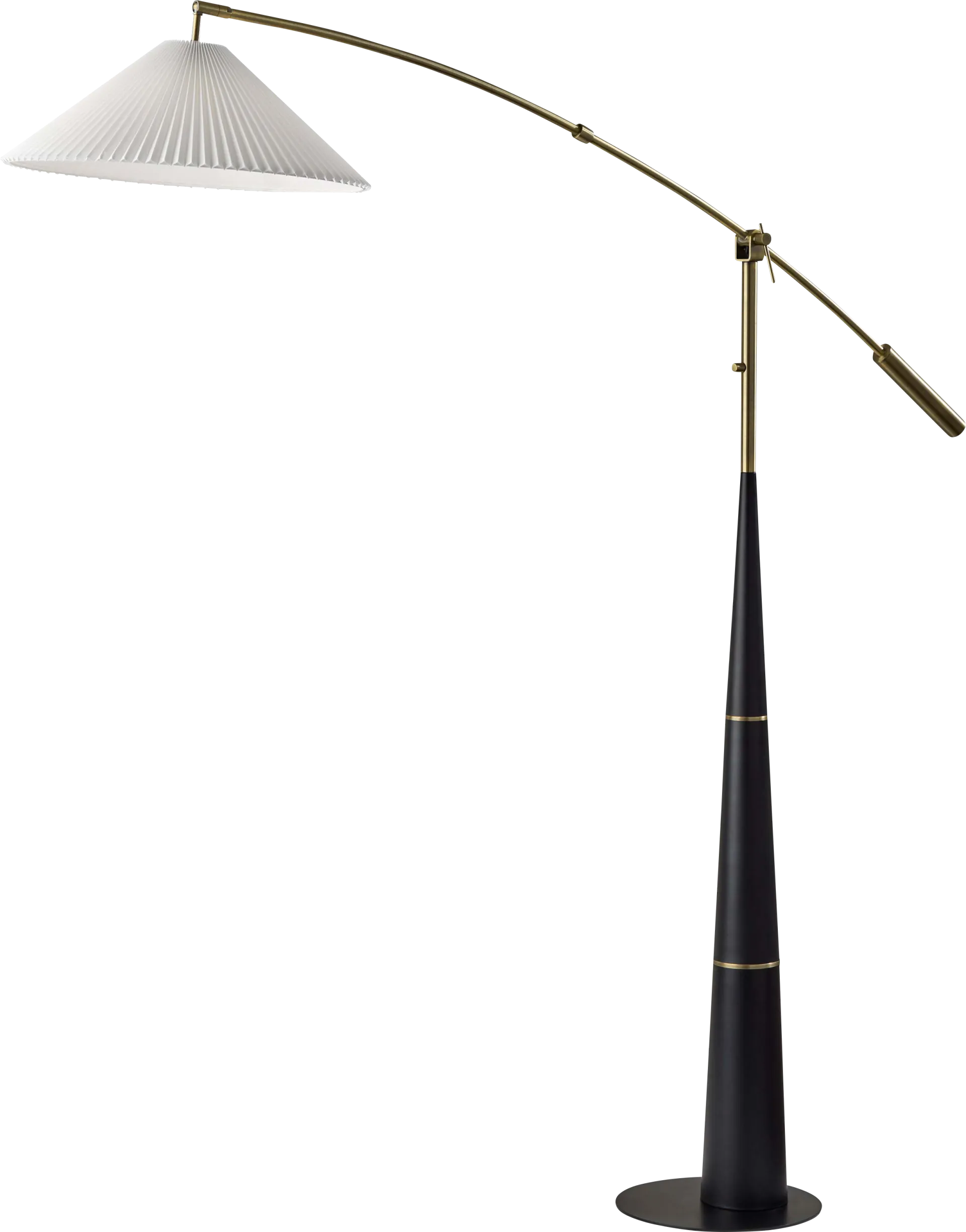 Dalrymple Loop Brass Floor Lamp - Image 1