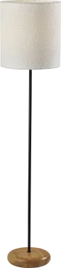 Honorah Road Black Floor Lamp