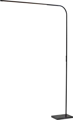 Linzee Club Black Floor Lamp