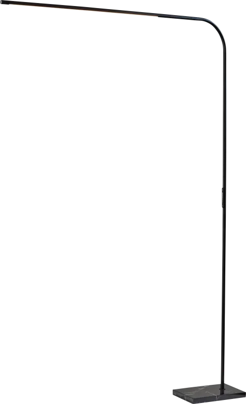 Linzee Club Black Floor Lamp