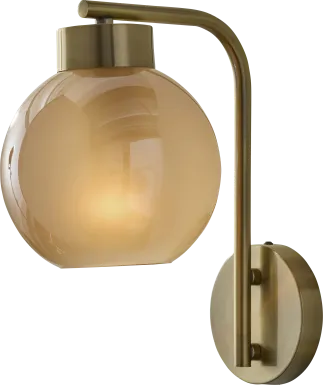 Clarion Hollow Brass Sconce